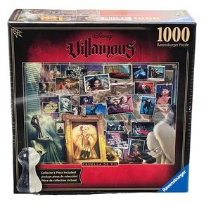 Disney Villainous- Cruella De Vil - 1000 Piece Puzzle by Ravensburger, new!